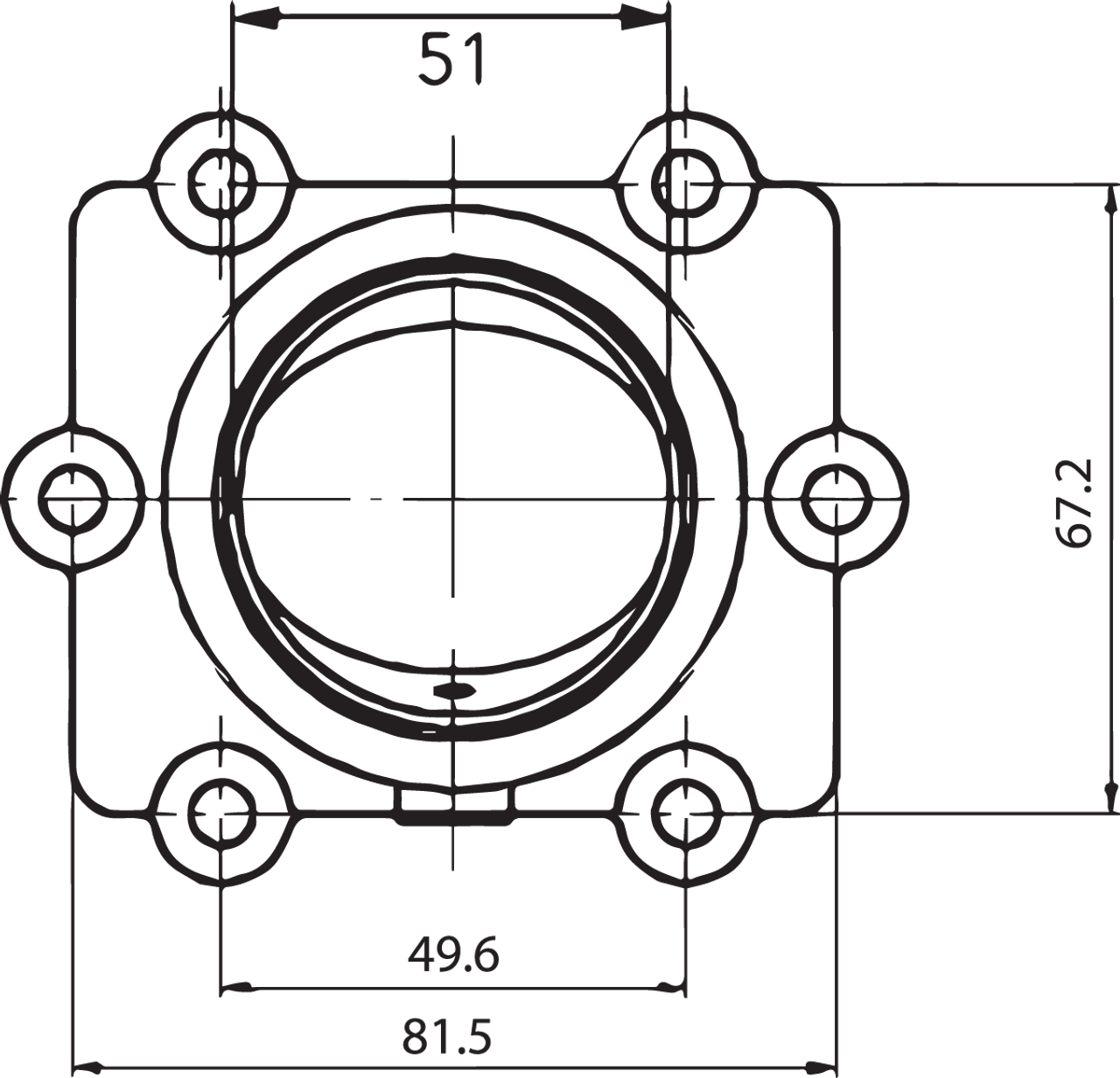 Kimpex Carburetor Flange for Polaris 1999-2000 ZR 600 301741