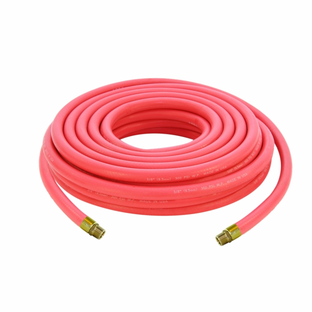Abbott Rubber 1010-0381-100-4MM 3/8" ID x 100 Ft Red 200# Air/Water