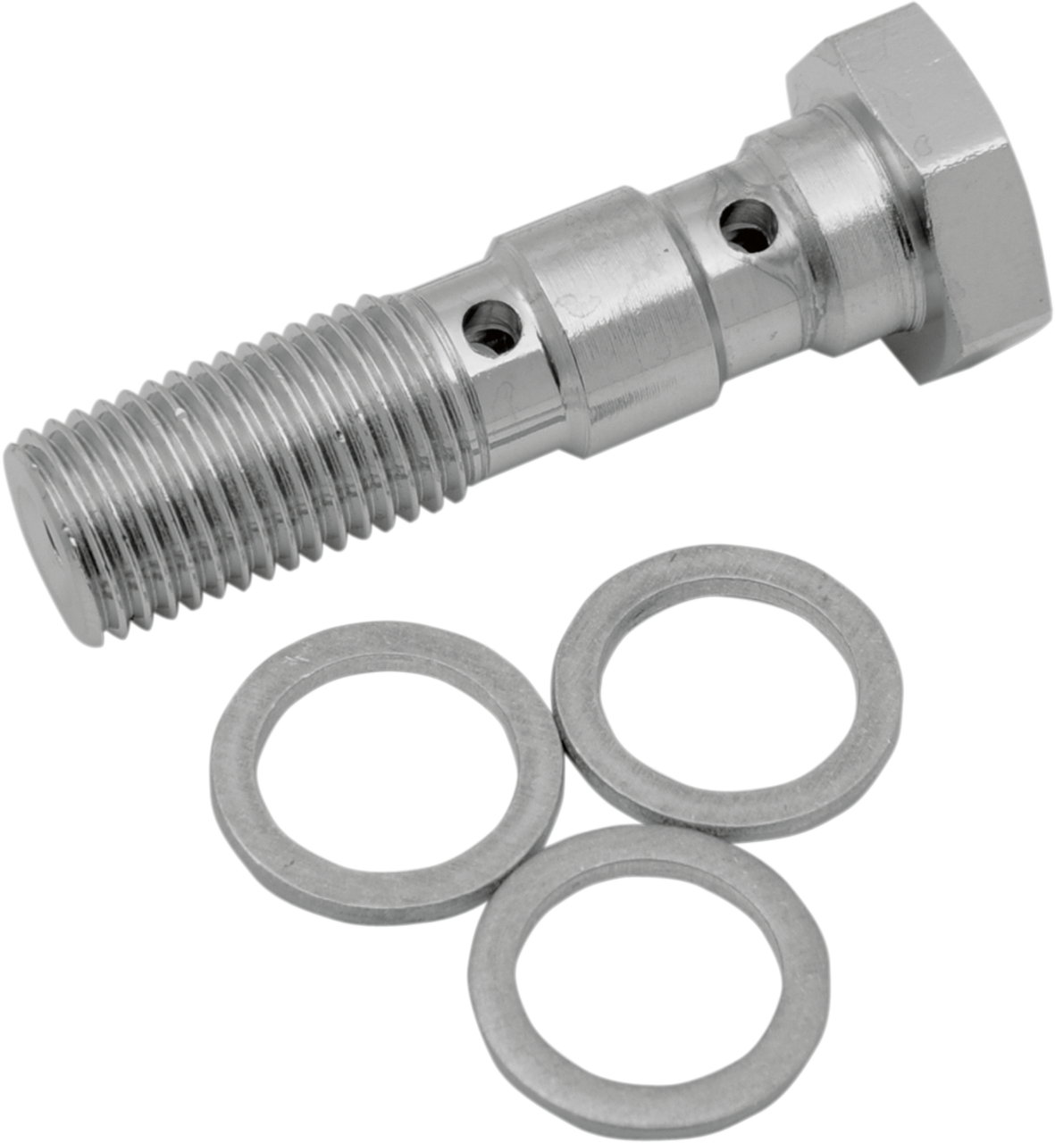 DRAG SPECIALTIES Banjo Bolt - 3/8"-24 - Dual 117