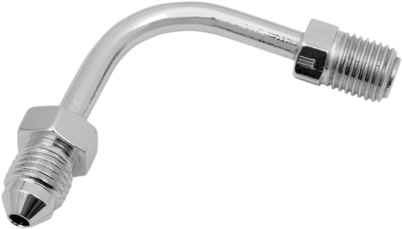 DRAG SPECIALTIES #3 Male Fitting - 3/8"-24 Inverted Flare - 90‚° - Short 282