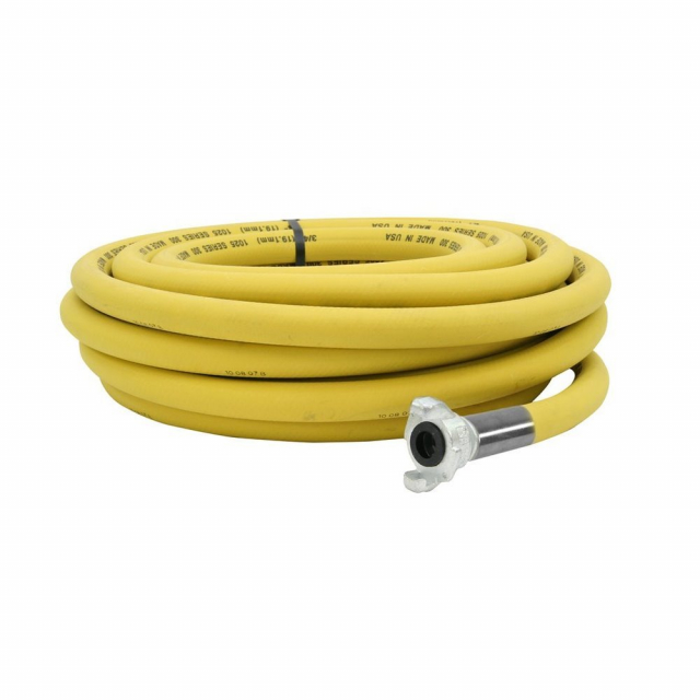 Abbott Rubber 1025-0750Y-50-CR 3/4" ID x 50 Ft Yellow Air Tool Hose