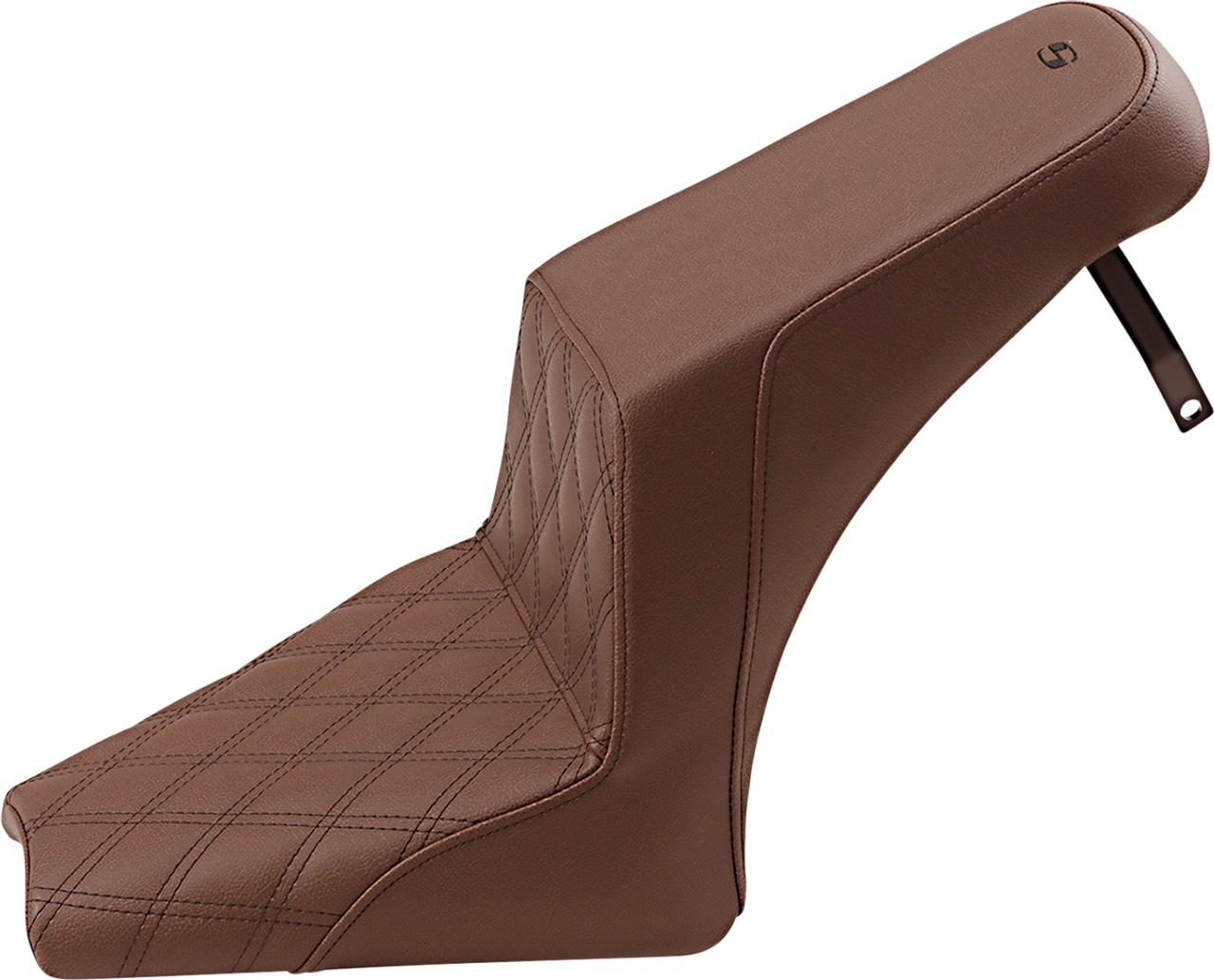SADDLEMEN Step Up Seat - Driver Lattice Stitched - Brown I18-33-172BR