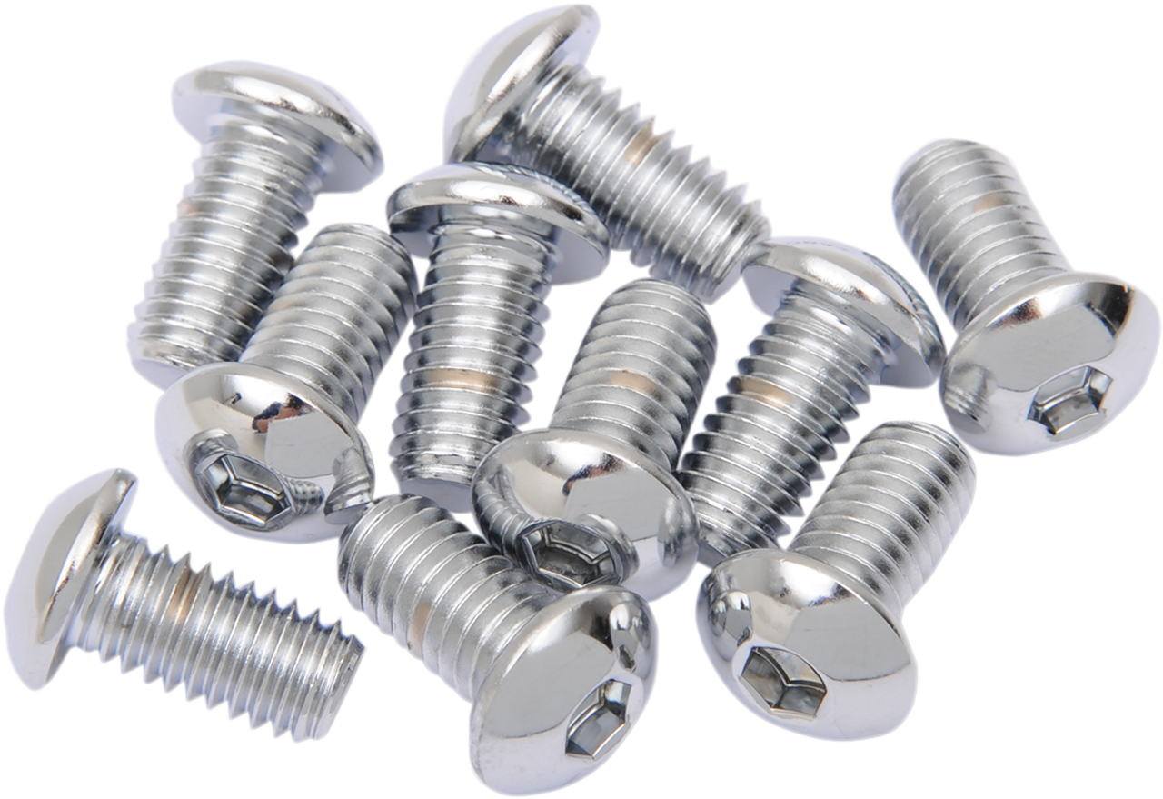 DRAG SPECIALTIES 3/8-16 X 3/4 Button-Head Screw MPB418