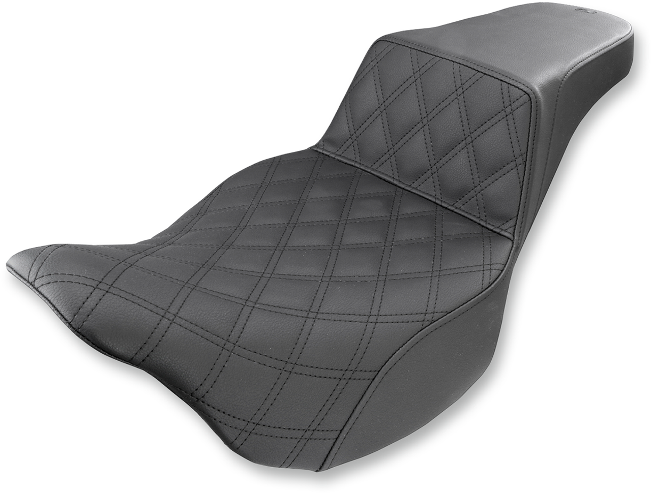 SADDLEMEN Step Up Seat - Lattice Stitched - FLH 808-07B-172