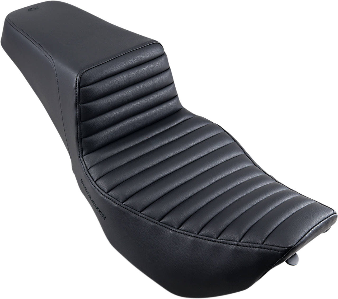SADDLEMEN Step Up Seat - Tuck and Roll - Black - FLHR/FLHX 897-06-171