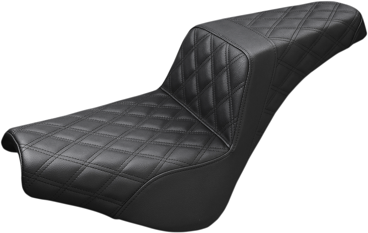 SADDLEMEN Step Up Seat - Lattice Stitched 818-30-175