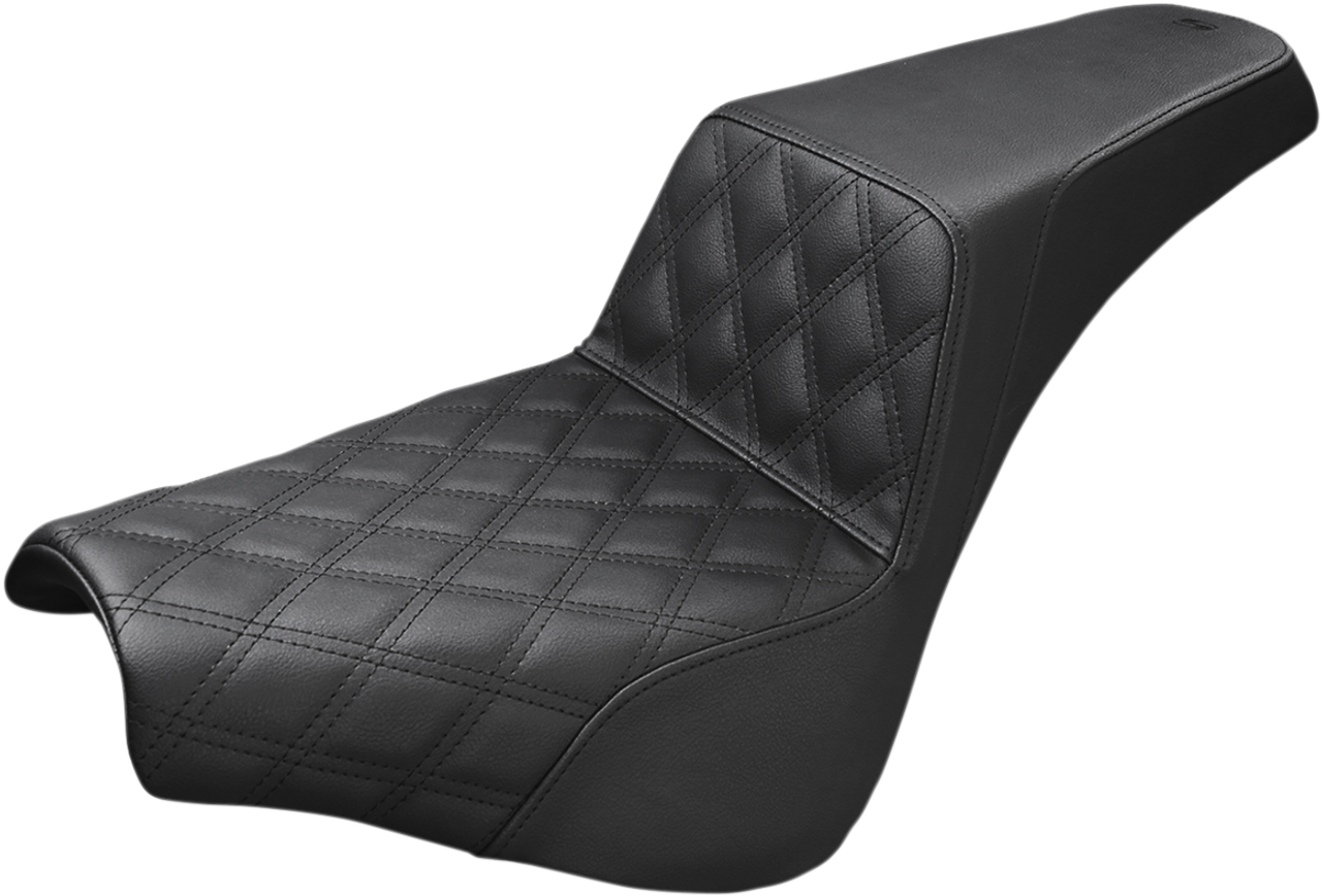 SADDLEMEN Step Up Seat - Driver's Lattice Stitched 818-30-172