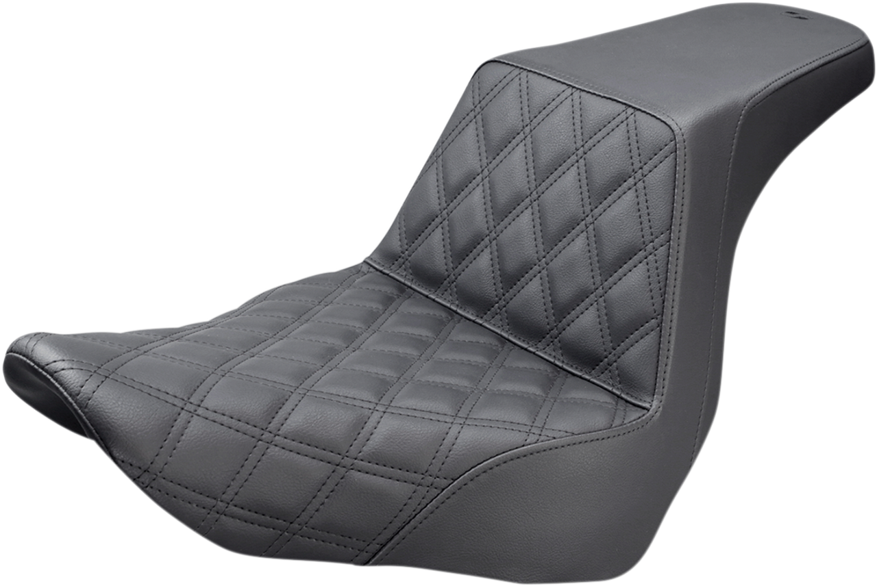 SADDLEMEN Step Up Seat - Driver's Lattice Stitched 818-29-172