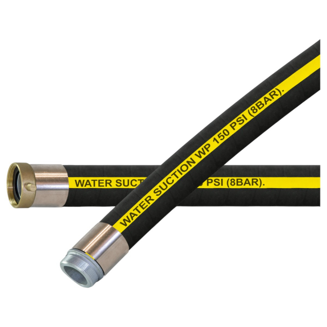 Abbott Rubber 1210-24-NPSH/10 1-1/2" ID x 10 Ft Water Suction Hose