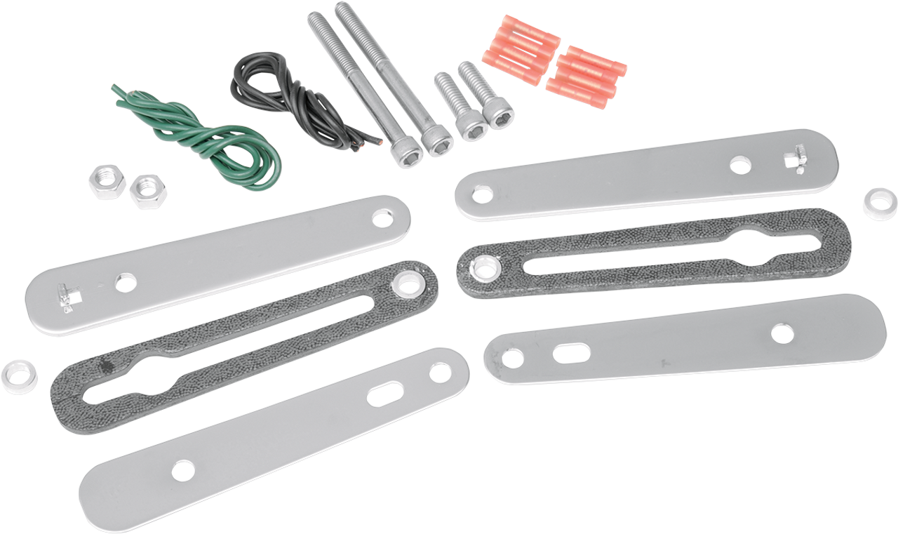 SADDLEMEN Turn Signal Relocation Kit - Dyna - Chrome 2020-0350