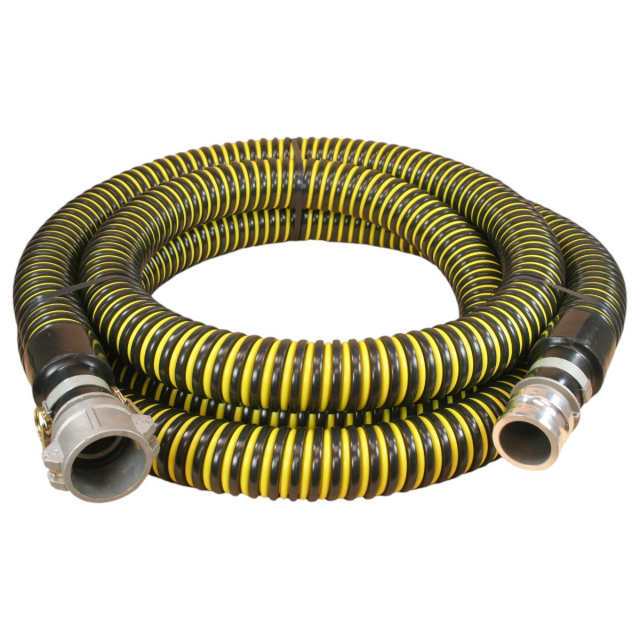 Abbott Rubber 1240-1500-25-CE 1-1/2" x 25 Ft PVC Water Suction Hose