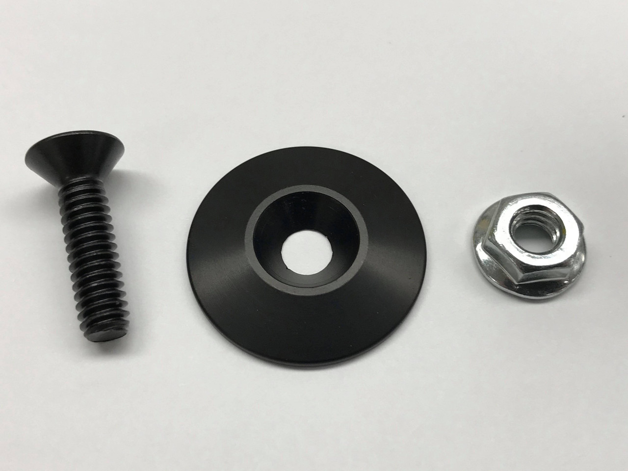 Allen Head Body Bolt Kit - 1/4" ID, 1-1/4" OD Aluminum Washers with Serrated Nuts