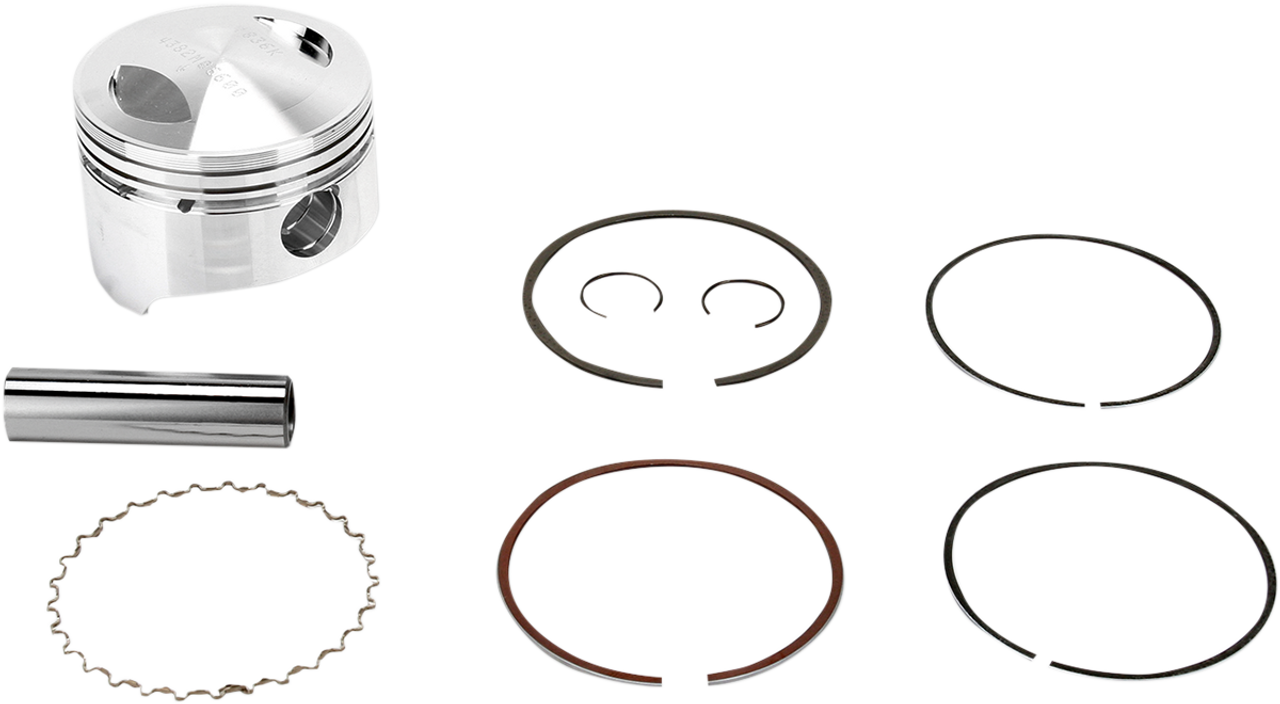 Wiseco Piston Kit 1mm Oversize 67.95mm Compression 10.25:1 for Suzuki LT-4WD QuadRunner 250 1987-1996 4382M06700