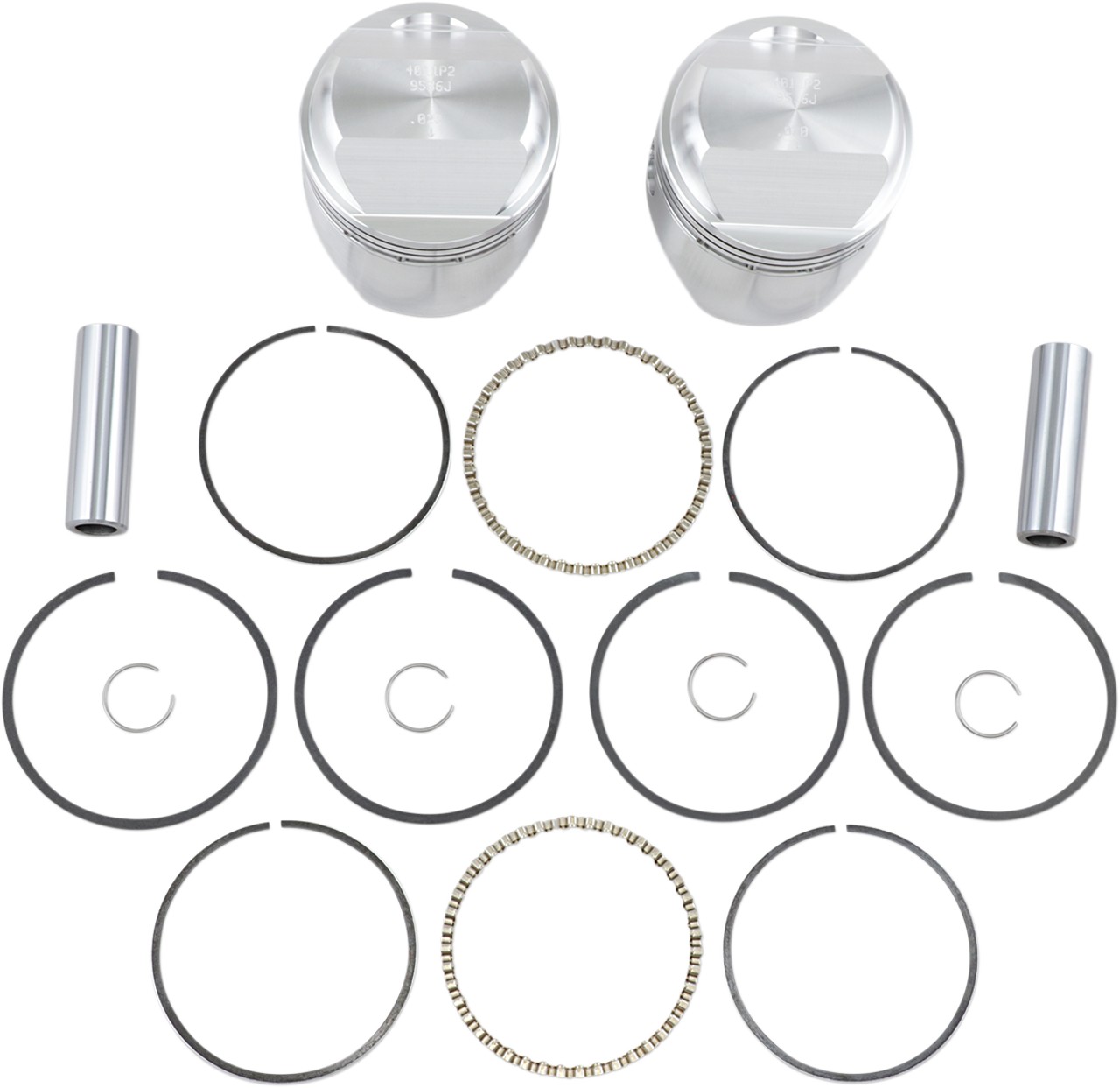 Wiseco Piston Kit 1972-1985 Harley-Davidson Sportster 1000 XLH 10:1 Compression K1602