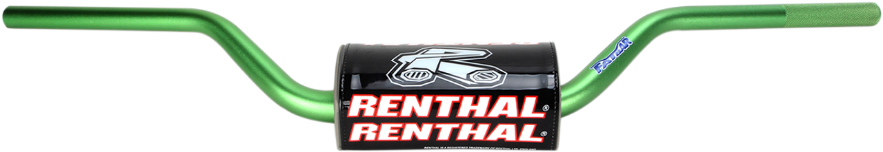 Renthal Fatbar RC High Bend 802mm Width 120mm Height 84mm Rise Green 609-01-GN