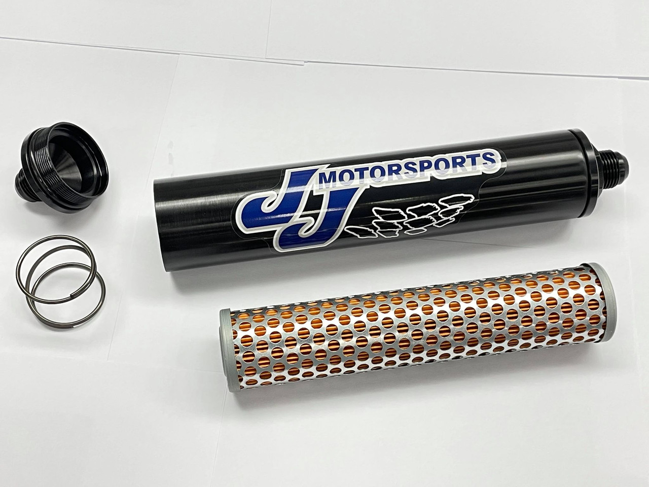 -8 AN Fuel Filter Housing with 10-Micron 8-Inch Paper Filter