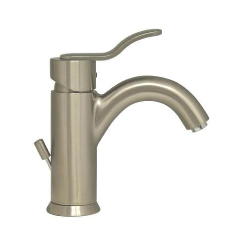 Whitehaus 3-04012-BN Single Hole Lavatory Faucet, Brushed Nickel