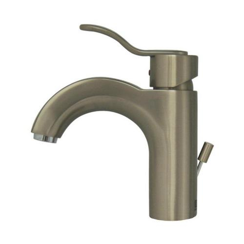 Whitehaus 3-04040-BN Single Hole Lavatory Faucet, Brushed Nickel