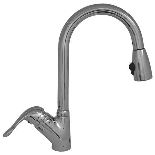 Whitehaus 3-2169-C-C Faucet Single Hole Handle, Chrome, Chrome Head
