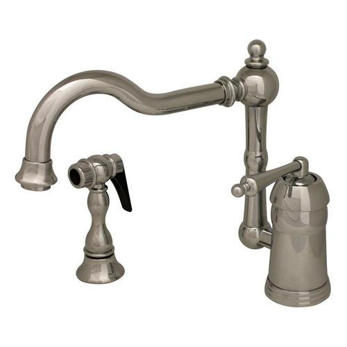 Whitehaus 3-3190-C Faucet Handle with Traditional Swivel Spout