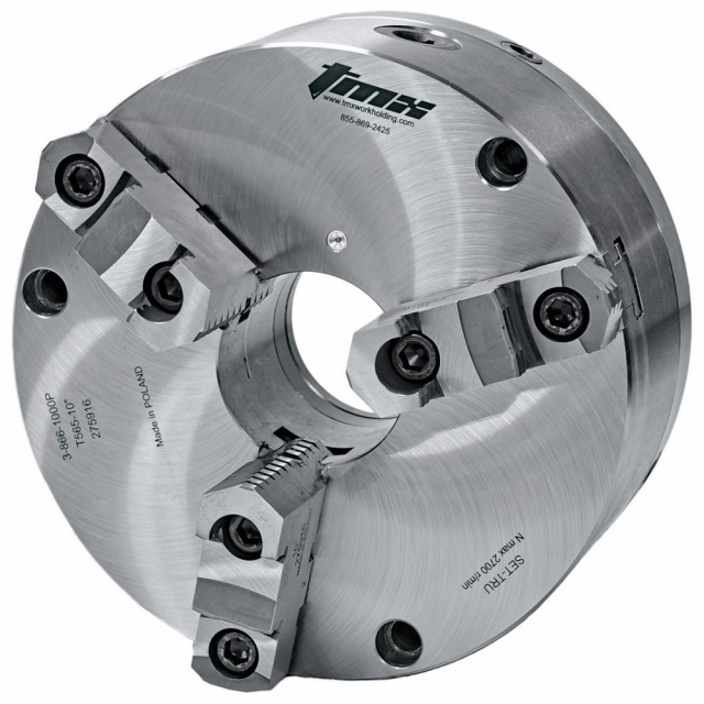 Toolmex 3-866-0500P SET-TRU 3-Jaw Forged Scroll Chuck