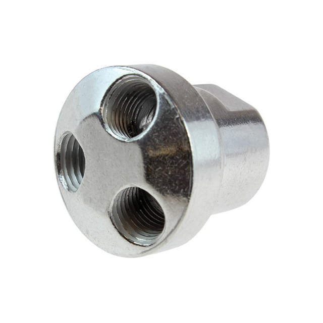 Coilhose Pneumatics 3003 3-Port Aluminum Manifold, 3/8" In x 1/4" Out