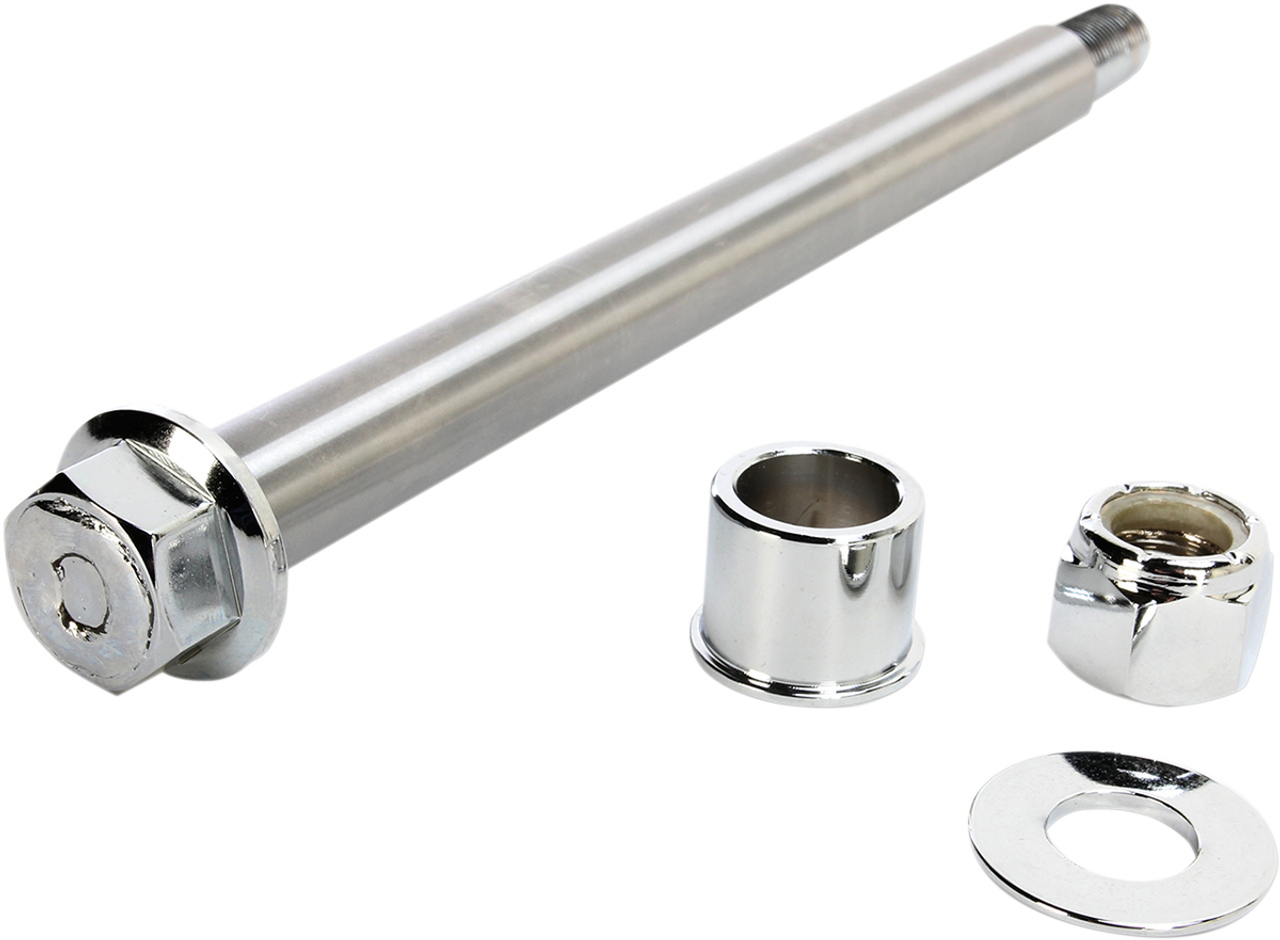 DRAG SPECIALTIES Axle - Front - Kit - Chrome - '00-'06 FXSTS 16-0305NU