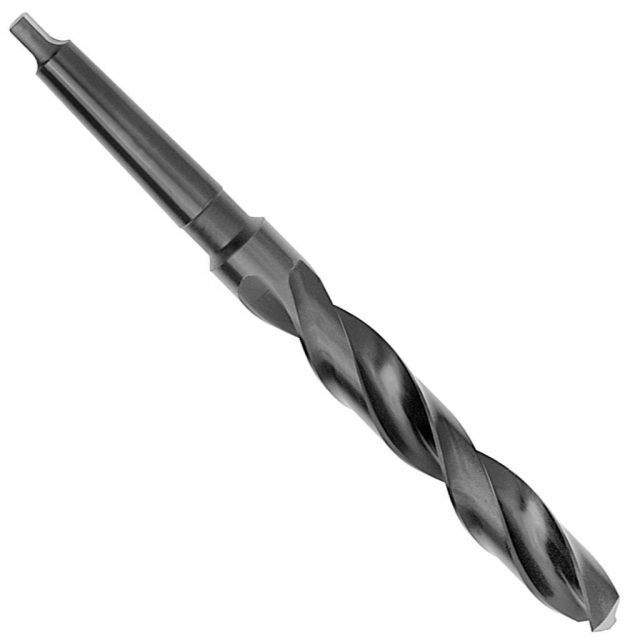 Toolmex 5-190-328 HSS 1-7/16" Taper Shank Drill with #4 Shank