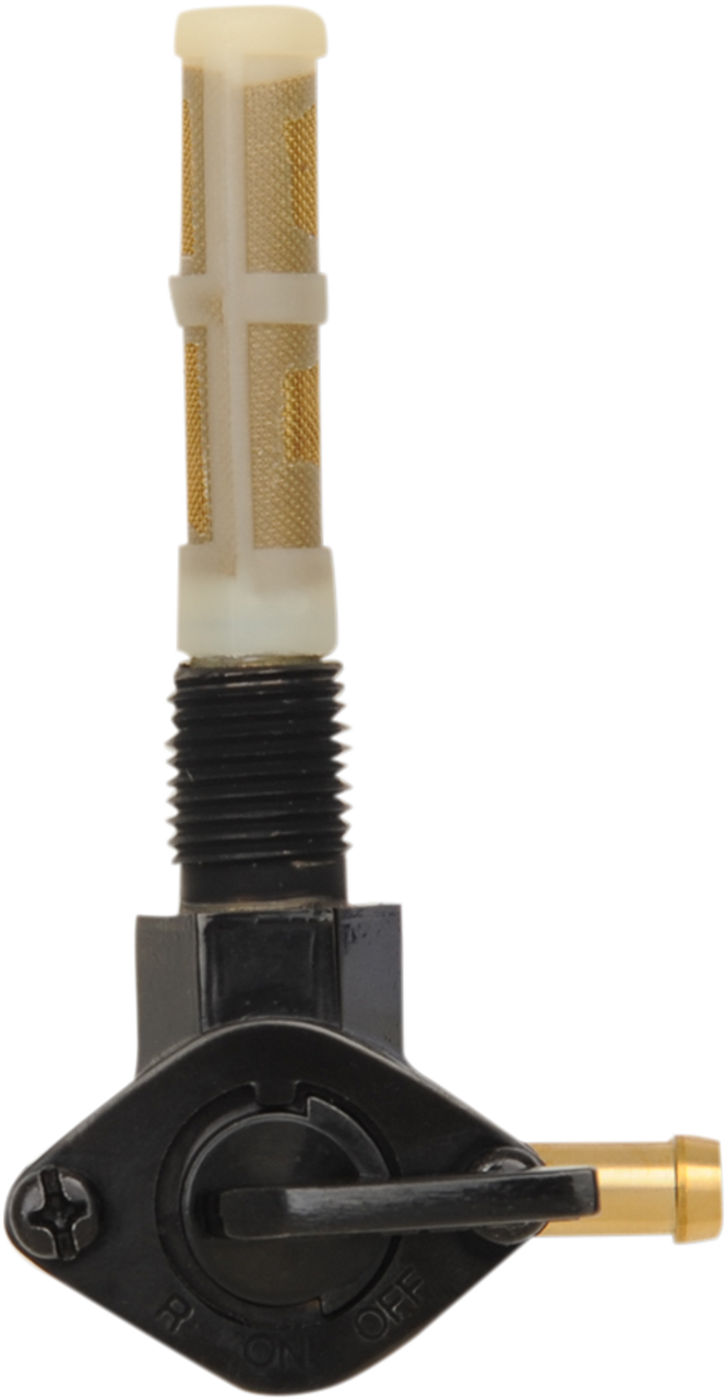 DRAG SPECIALTIES 90 Degree Petcock - Black - 1/4" NPT T03-0075RB