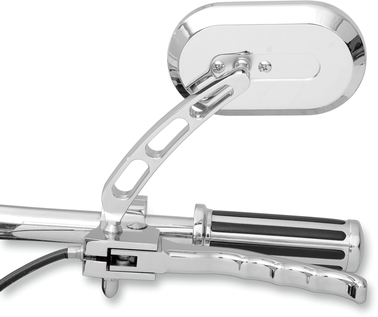 DRAG SPECIALTIES Right Oval Mirror 60-6232RBL1