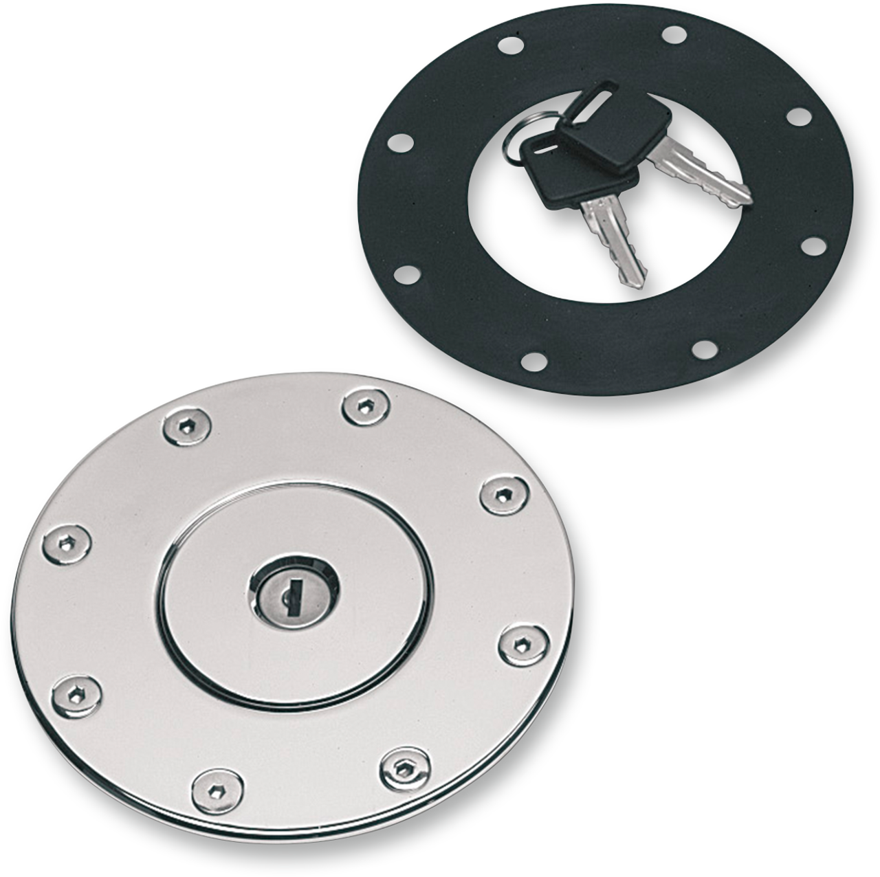 DRAG SPECIALTIES Vented Aero Gas Cap - 120mm 011525BX