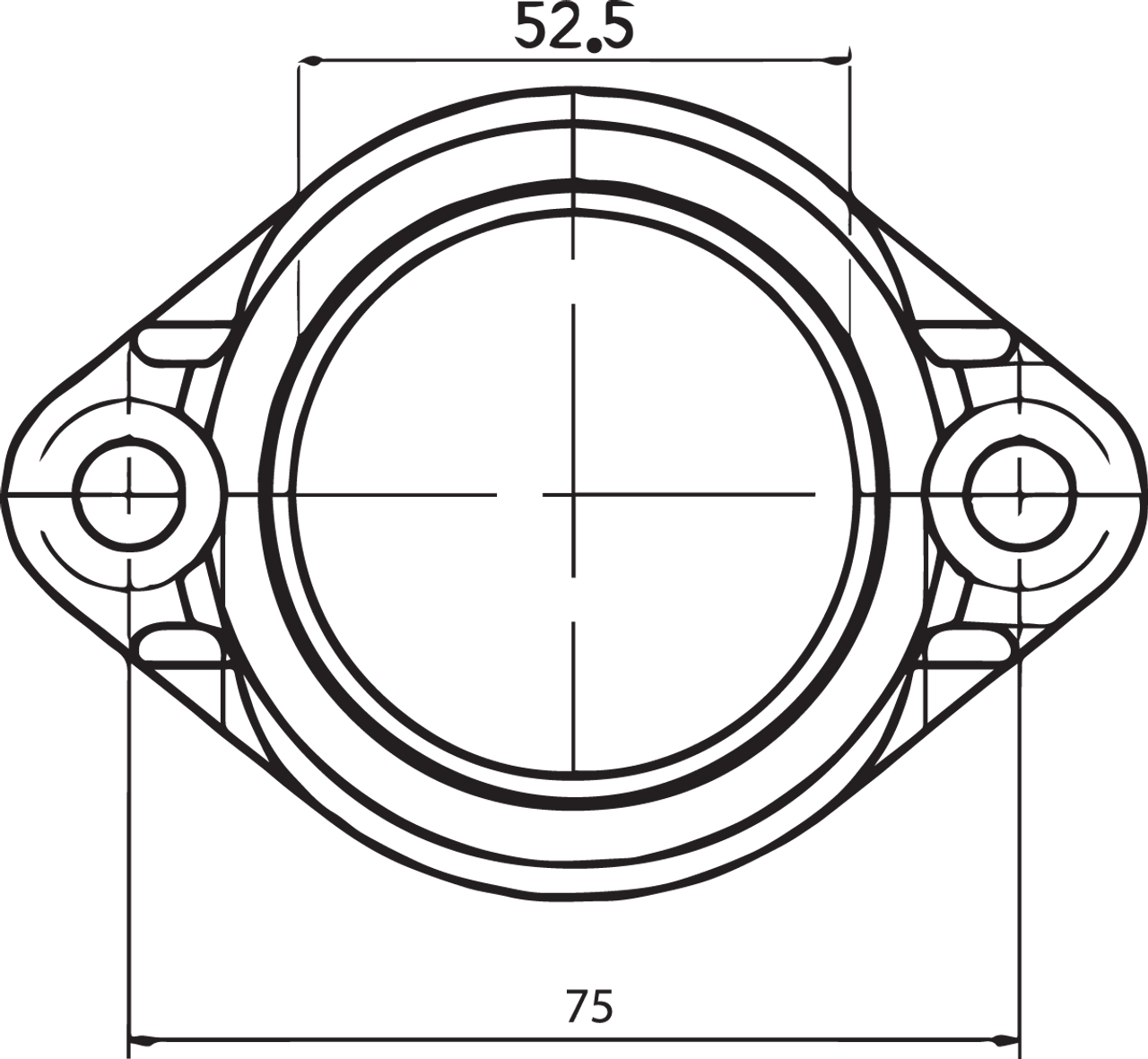Kimpex Carburetor Mounting Flange for Arctic Cat ZR 580 1994-1997 301713
