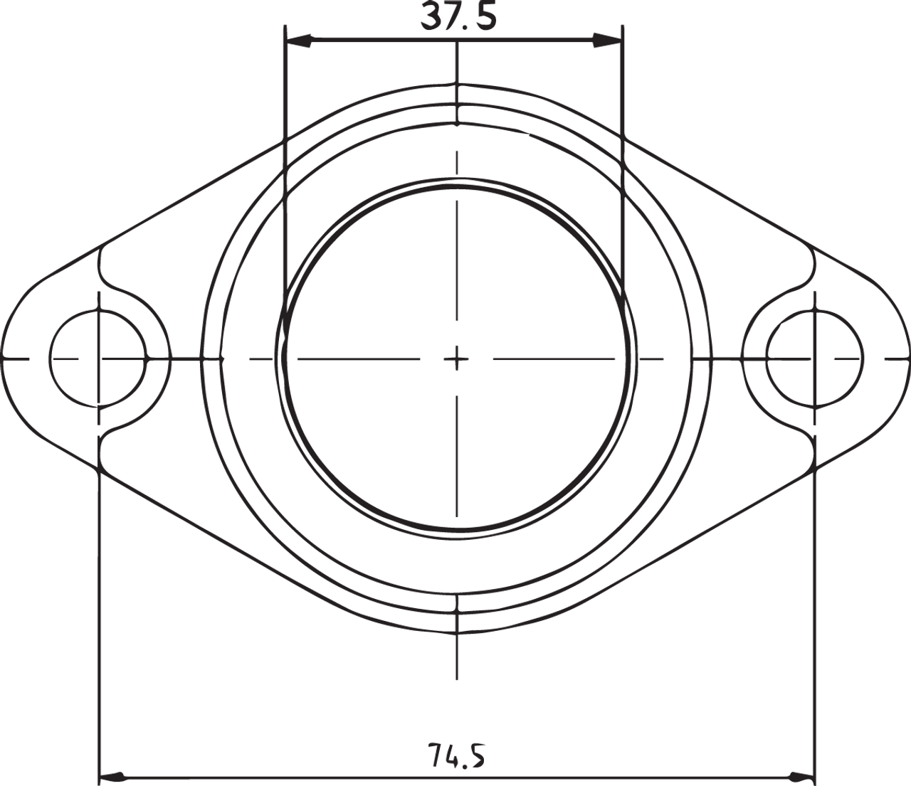 Kimpex Carburetor Flange for 1993-1999 Polaris Indy XLT 600 301750