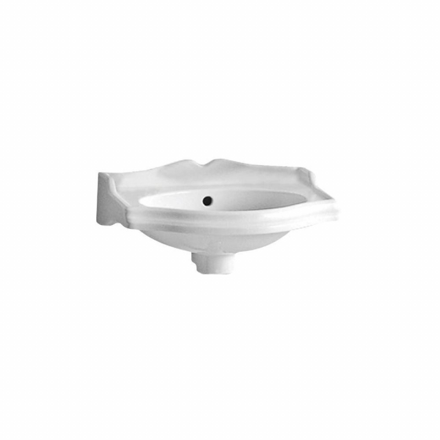 Whitehaus AR035-C Isabella Collection Rectangular Basin Oval Bowl