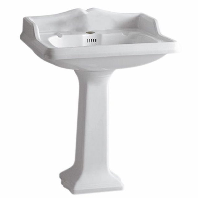 Whitehaus AR834-AR805-1H Isabella Collection Sink 28", Single Hole