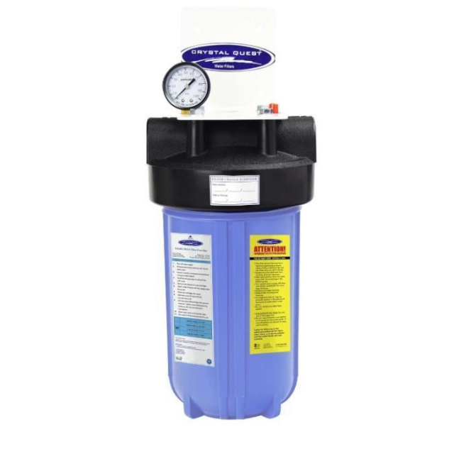 Crystal Quest CQE-WH-01104A SMART Series Compact Water Filter, 1"