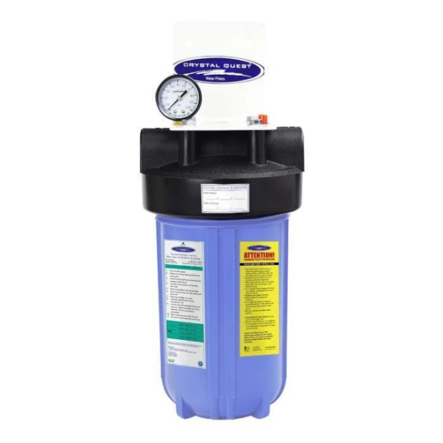 Crystal Quest CQE-WH-20000A Water Filter, Alkalizing, Single, 1"