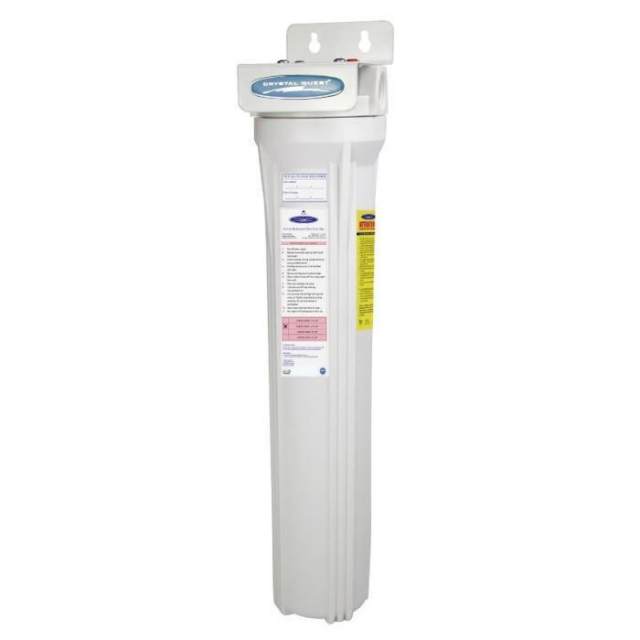Crystal Quest CQE-WH-20012A Slimline Water Filter, Single, 1"