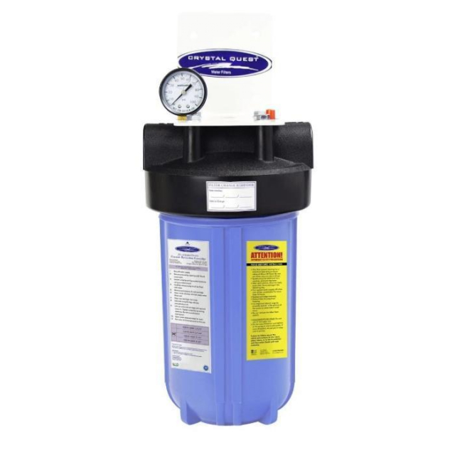 Crystal Quest CQE-WH-20018A Water Filter, Fluoride Removal, 1"