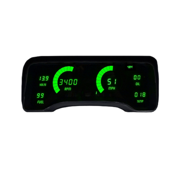 Intellitronix DP6015G 1997-2001 Jeep XJ LED Digital Gauge Panel
