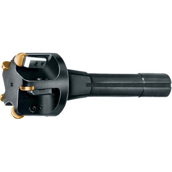 APT EMR150-R8 RounDex 1-1/2" x R8, Indexable End Mill, Round Inserted