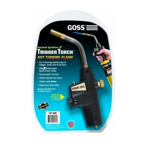 Goss GP-600 Self-Igniting Hand Torch for Disposable Cylinders