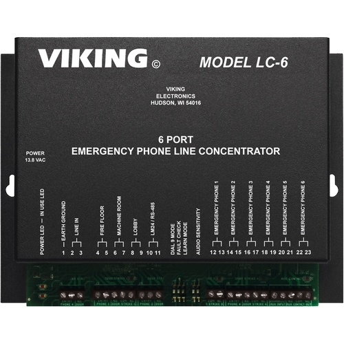 Viking LC-6 6 Port Line Concentrator for Emergency
