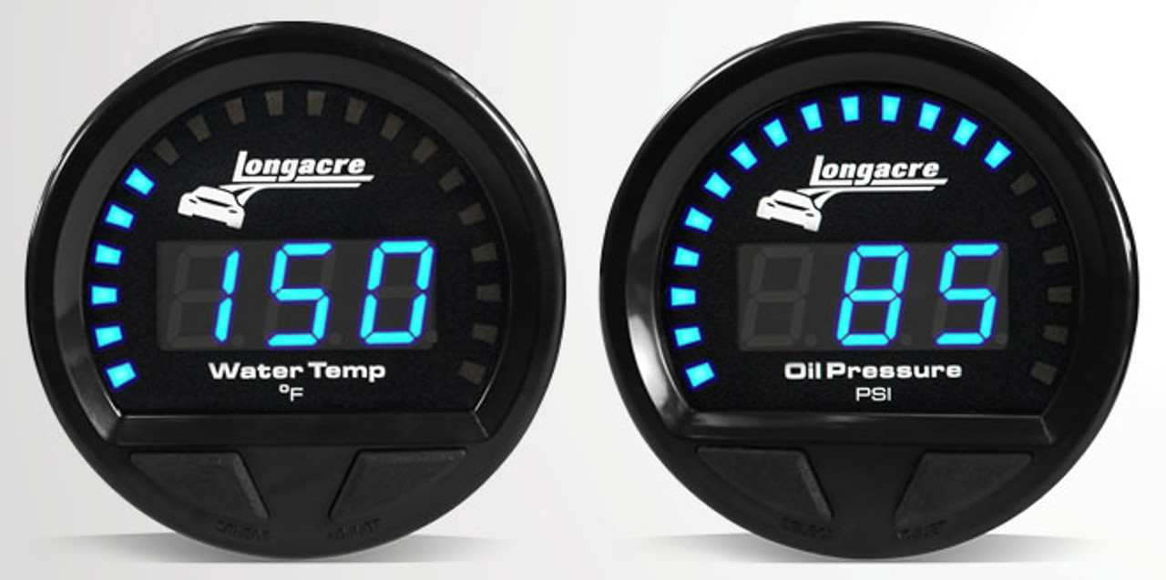 Longacre Waterproof LED 2 Gauge Panel OP/WT 52-44660