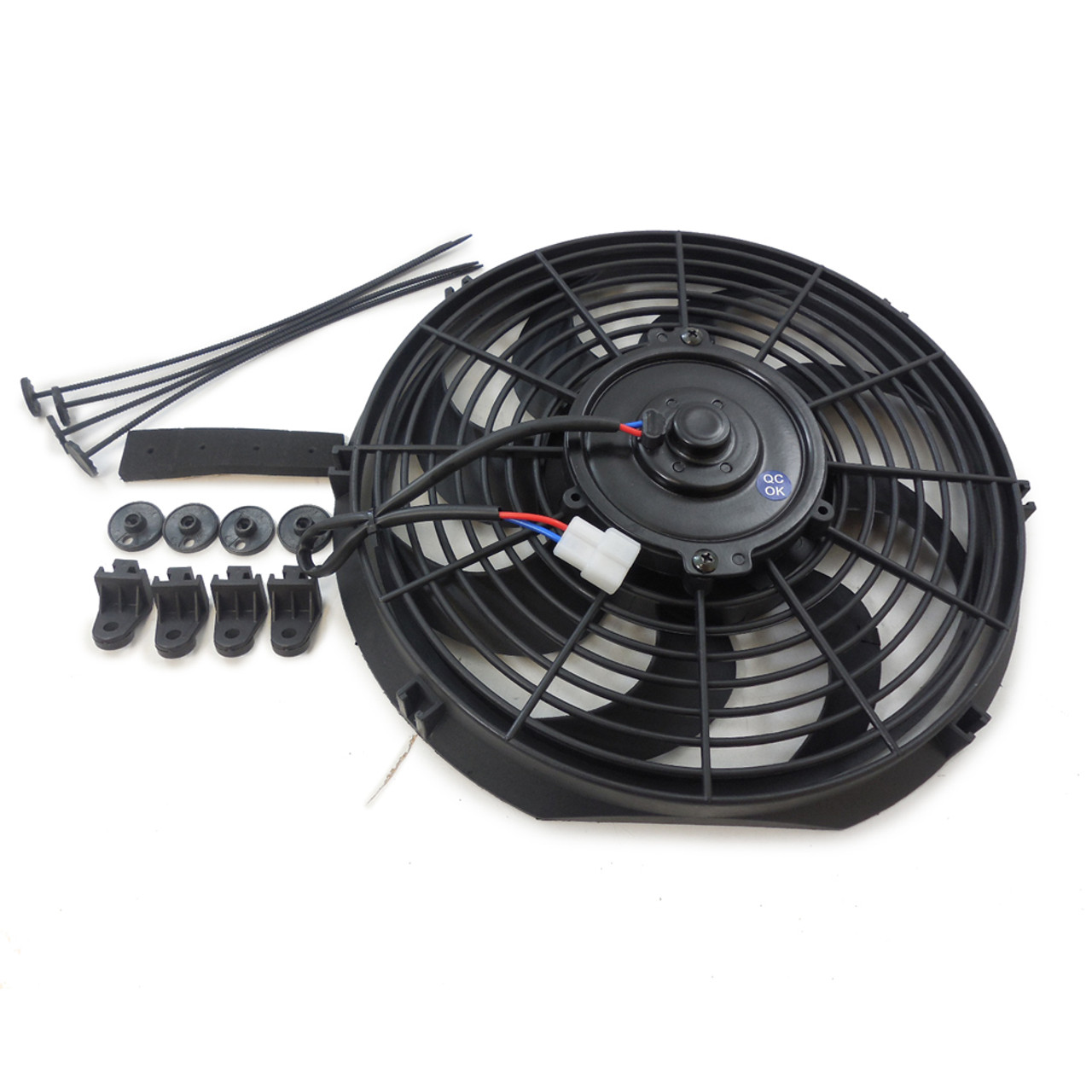10In Electric Cooling F an 12V Curved Blades R1009