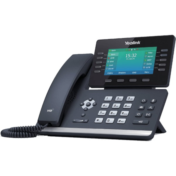 Yealink SIP-T54W-PWR-WEAVE Prime Business Phone with 4.3" Display