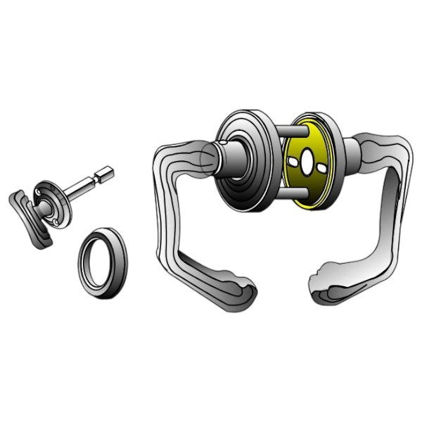 Baton Lock TA96 LL 32D Trim Set with Lever, 32D Finish