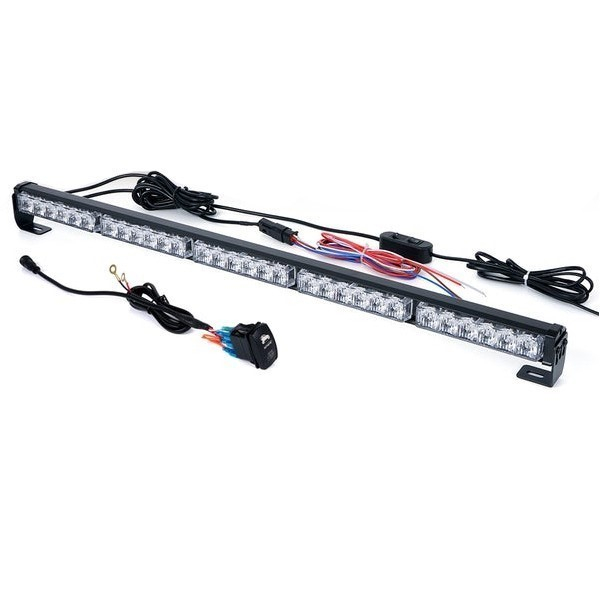 Xprite UTV-RSL-G10-RYWYR RZ Series LED Strobe Light Bar, 30" Offroad