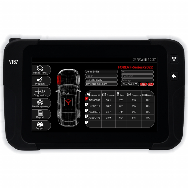 ATEQ TPMS VT67-0000 Complete Management Diagnostic Tablet