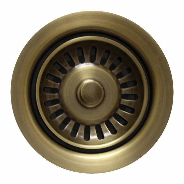 Whitehaus WH200-AB Waste Disposer Trim 3-1/2", Antique Brass